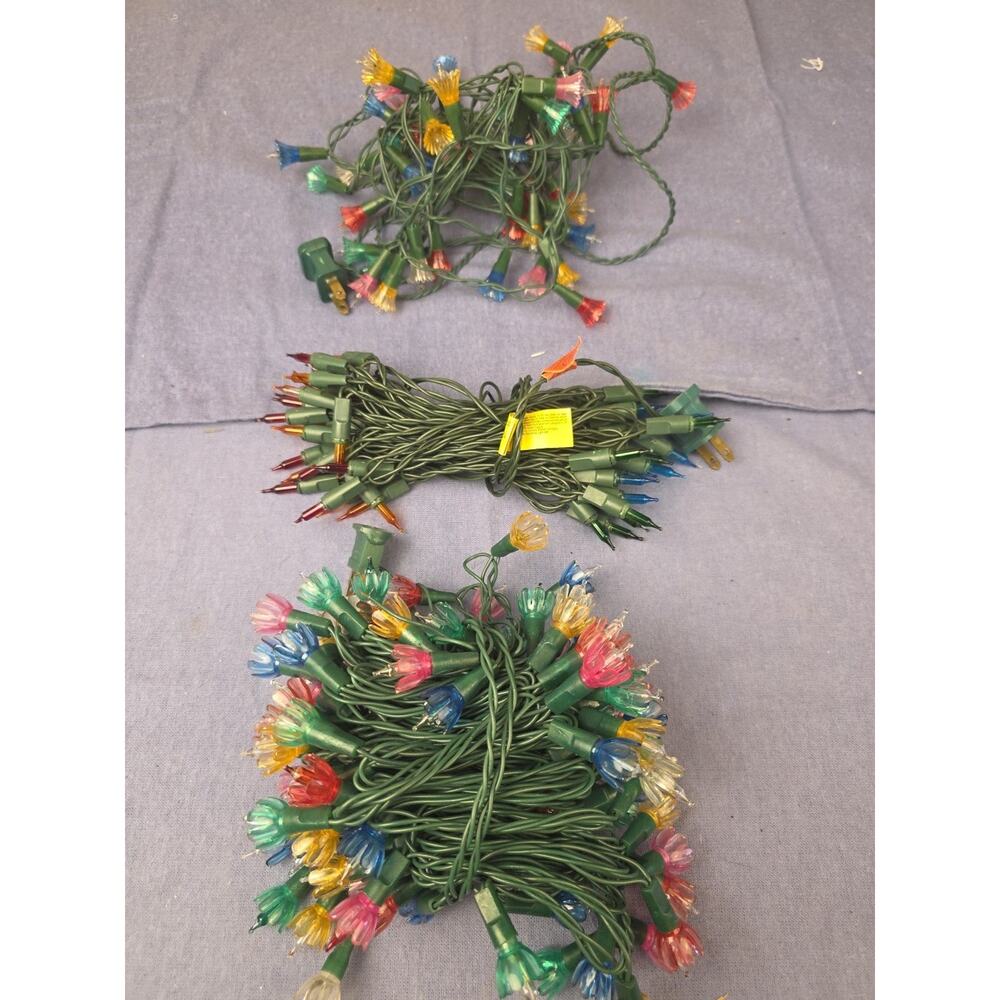 String Lights. Christmas Tree Decortive Lights. 3 Strings. 1-100 1-50 And 1...